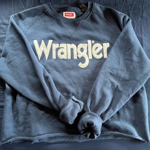 Womens Wrangler Cropped Crewneck